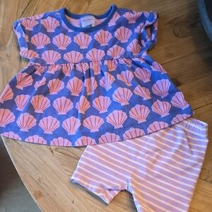 Hanna Anderson Purple and Pink Kids Matching Set